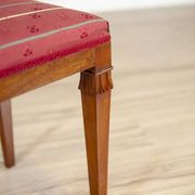 Tabouret en acajou du 20e siècle