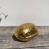 Golden metal nutcracker