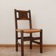 Set of six french mid-century dining chairs