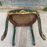 Chaise cannée Louis XV Jean Bellet 18ème