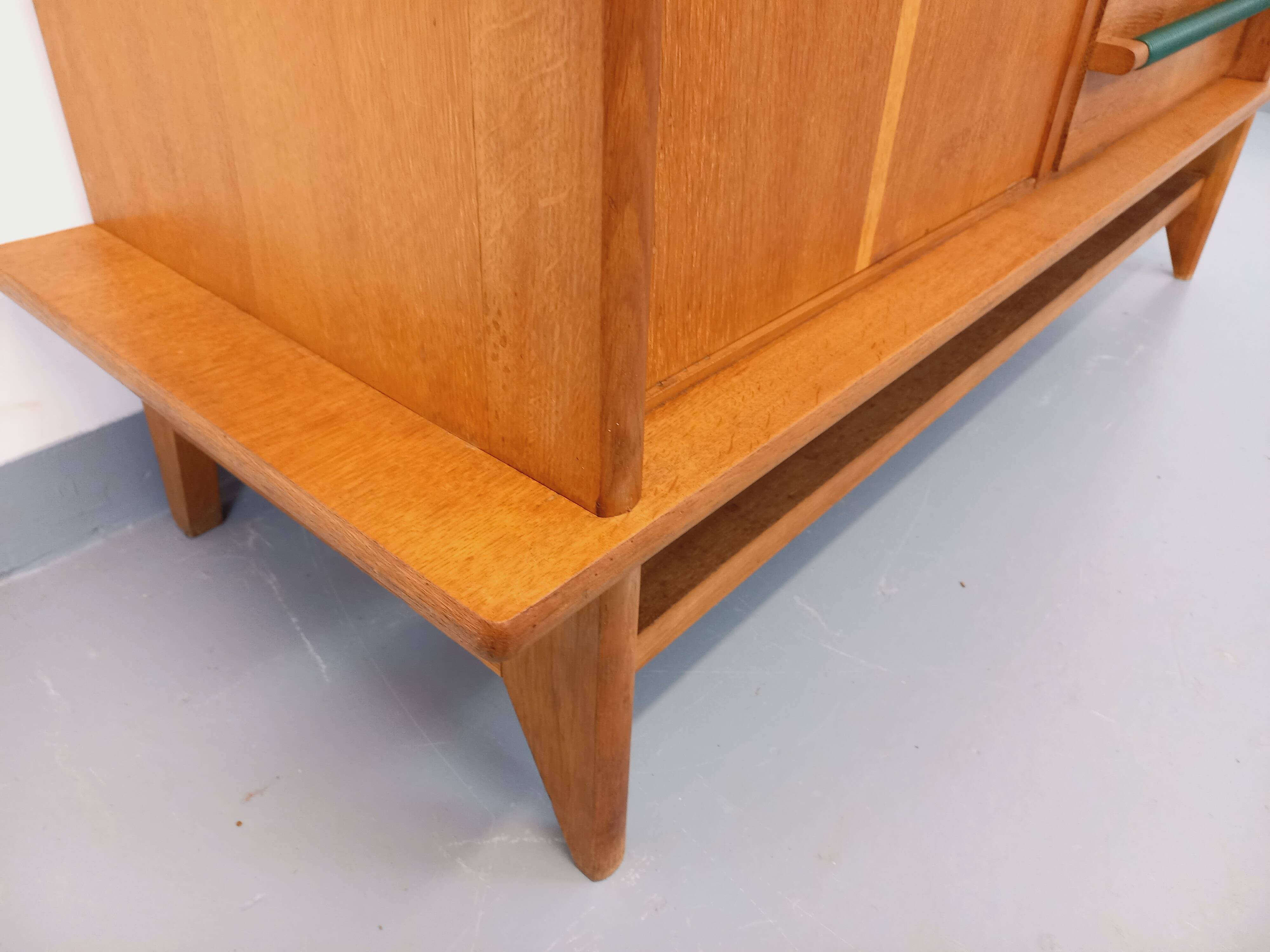 Vintage oak wardrobe from the 50s and 60s.