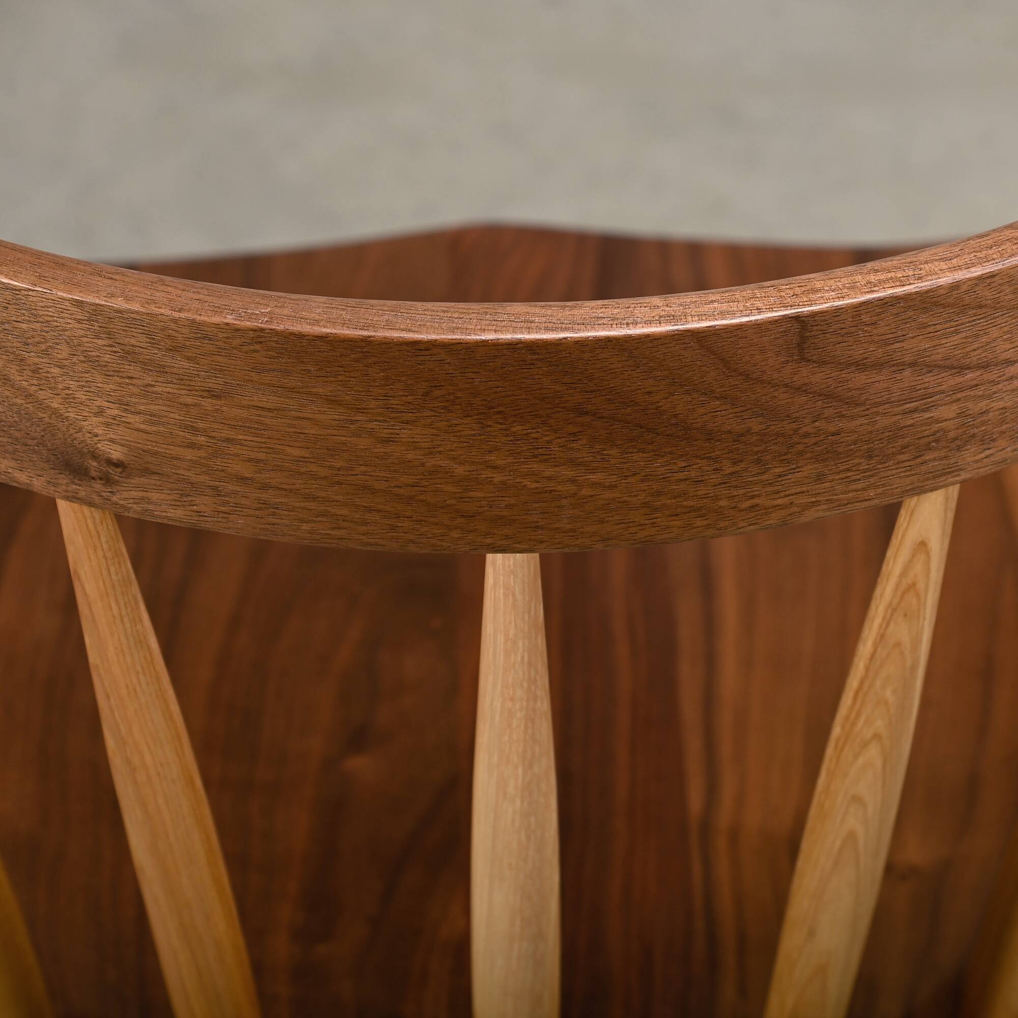 George Nakashima N19 Straight Chair in Walnut and Hickory for Knoll Studio