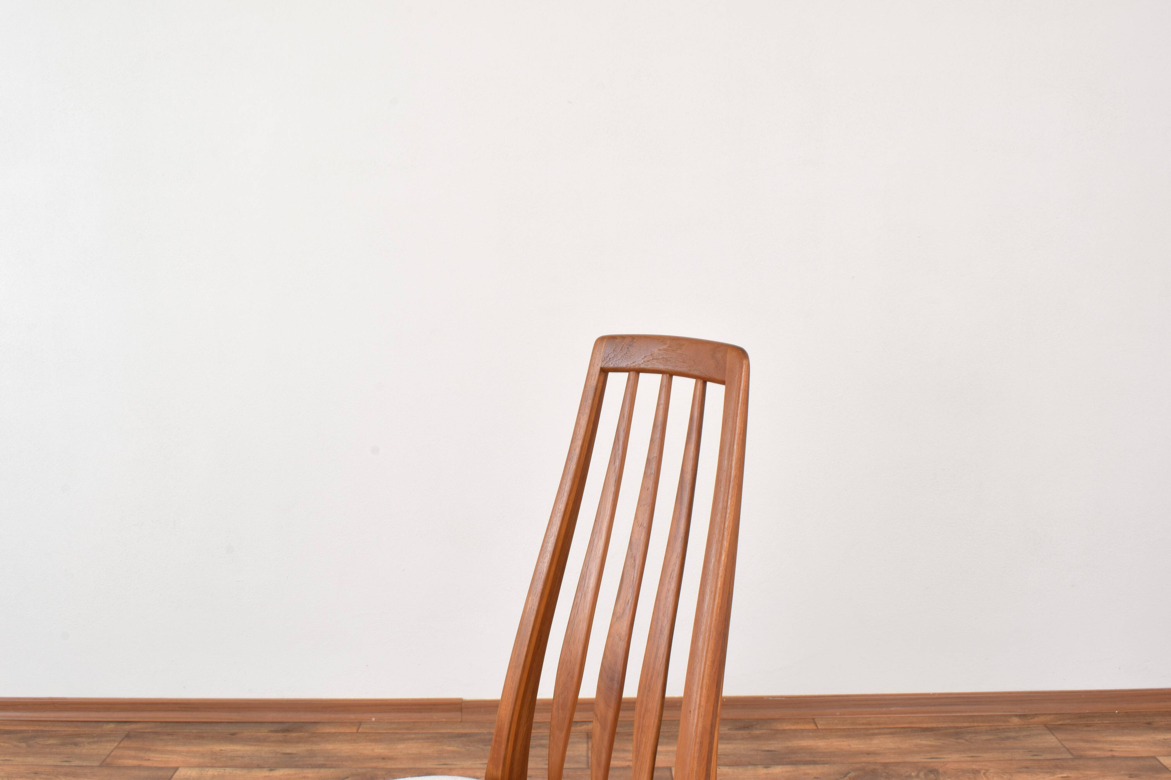 Mid-Century Teak Eva Chair by Niels Koefoed for Koefoeds Hornslet, 1960s, Set of 6