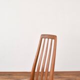 Mid-Century Teak Eva Chair by Niels Koefoed for Koefoeds Hornslet, 1960s, Set of 6