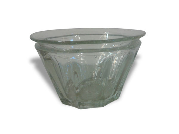 Petite verrine à confiture ancienne, conique