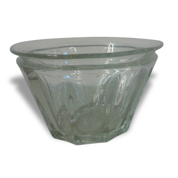 Petite verrine à confiture ancienne, conique