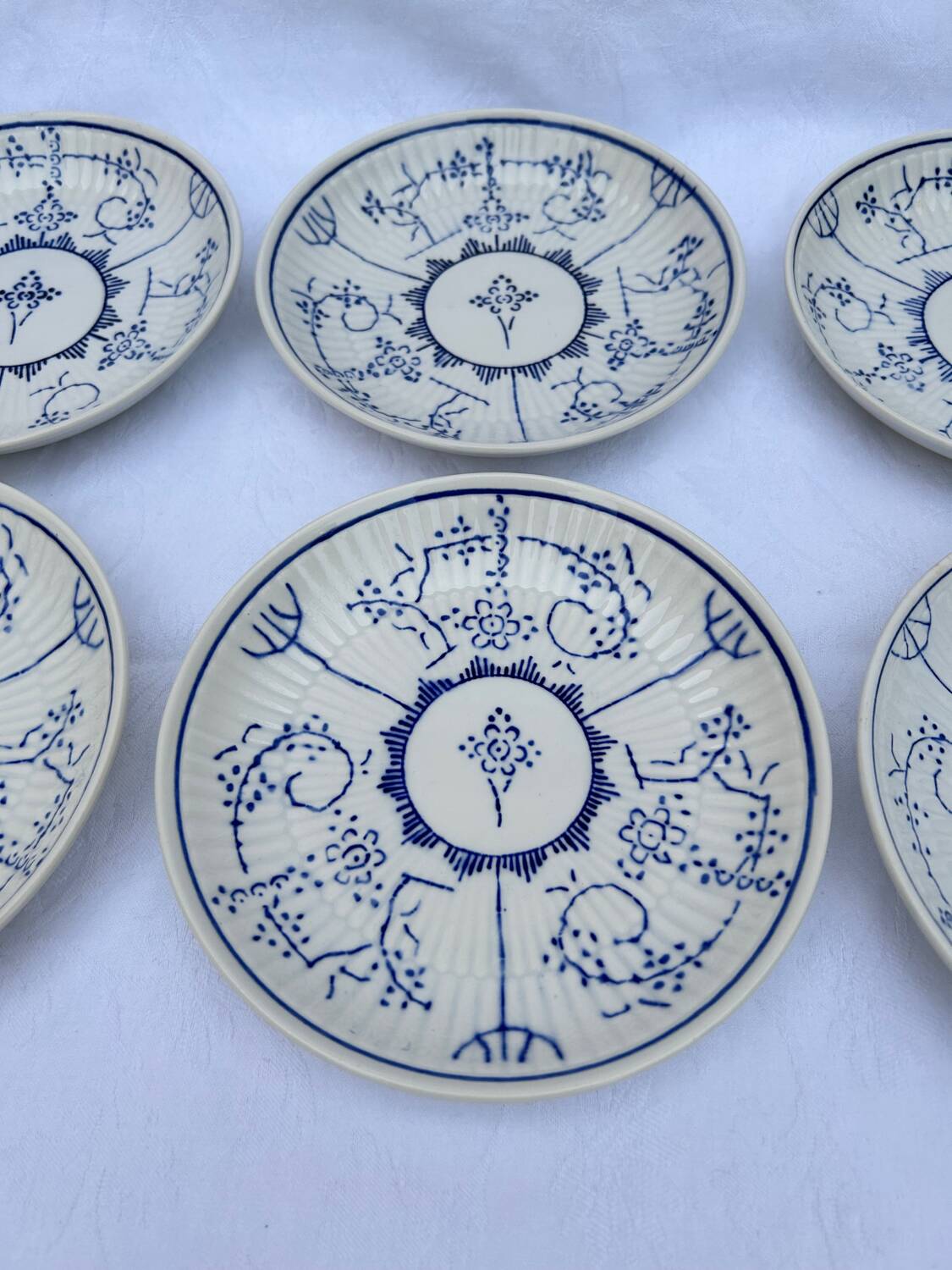 Set of 6 Copenhagen coffee cups Boch Frères