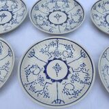 Set of 6 Copenhagen coffee cups Boch Frères