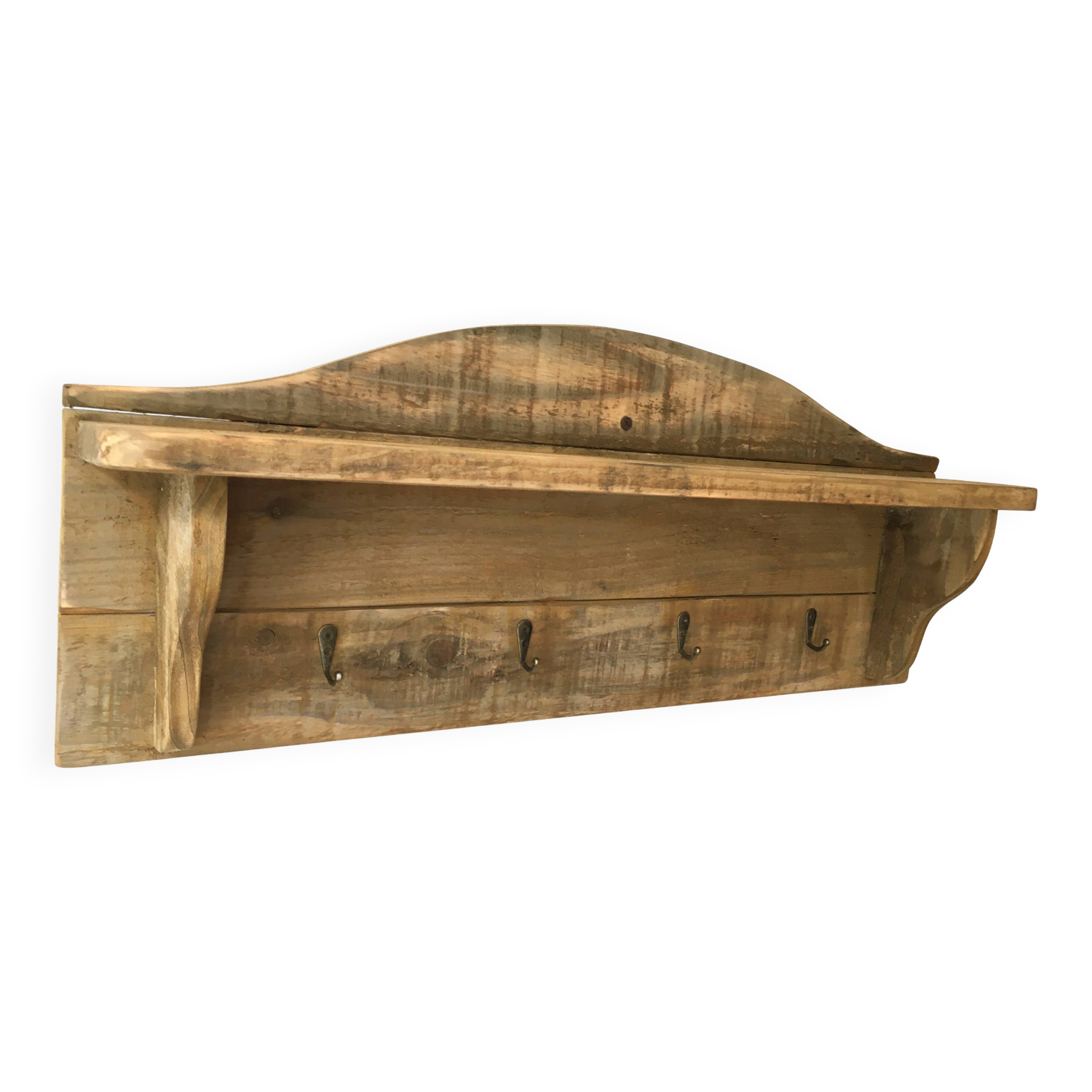 pine wall kitchen shelf