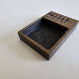 Cendrier en bronze attribué a Jacques Lauterbach Plante vintage des années