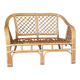 Arched rattan sofa 1970
