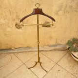 Vintage valet in gilded metal 1960