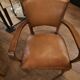Club Bridge armchair in Bazane leather