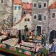 Mireille Richefort. Port du Somail. Oil on board.