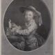 François Hubert Drouais, "young boy playing cards" engraving, eighteenth
