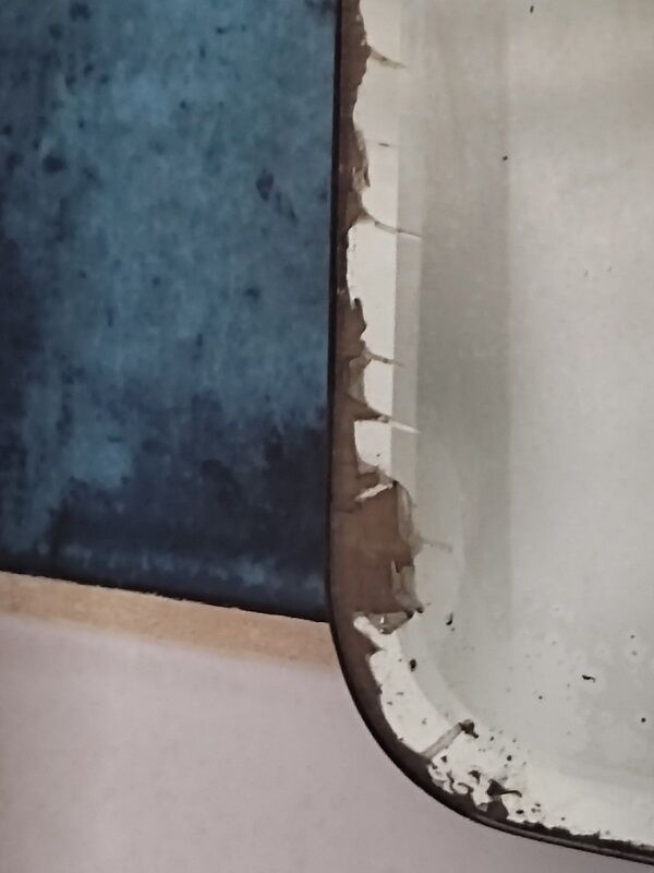 Art Deco beveled mirror