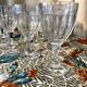 Set of 10 nancy crystal port glasses 1920s 1930s