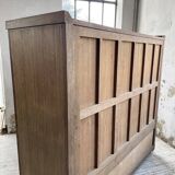 XXL oak display cabinet