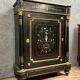 Superb support furniture Boulle era Napoleon III lacquered black around 1850