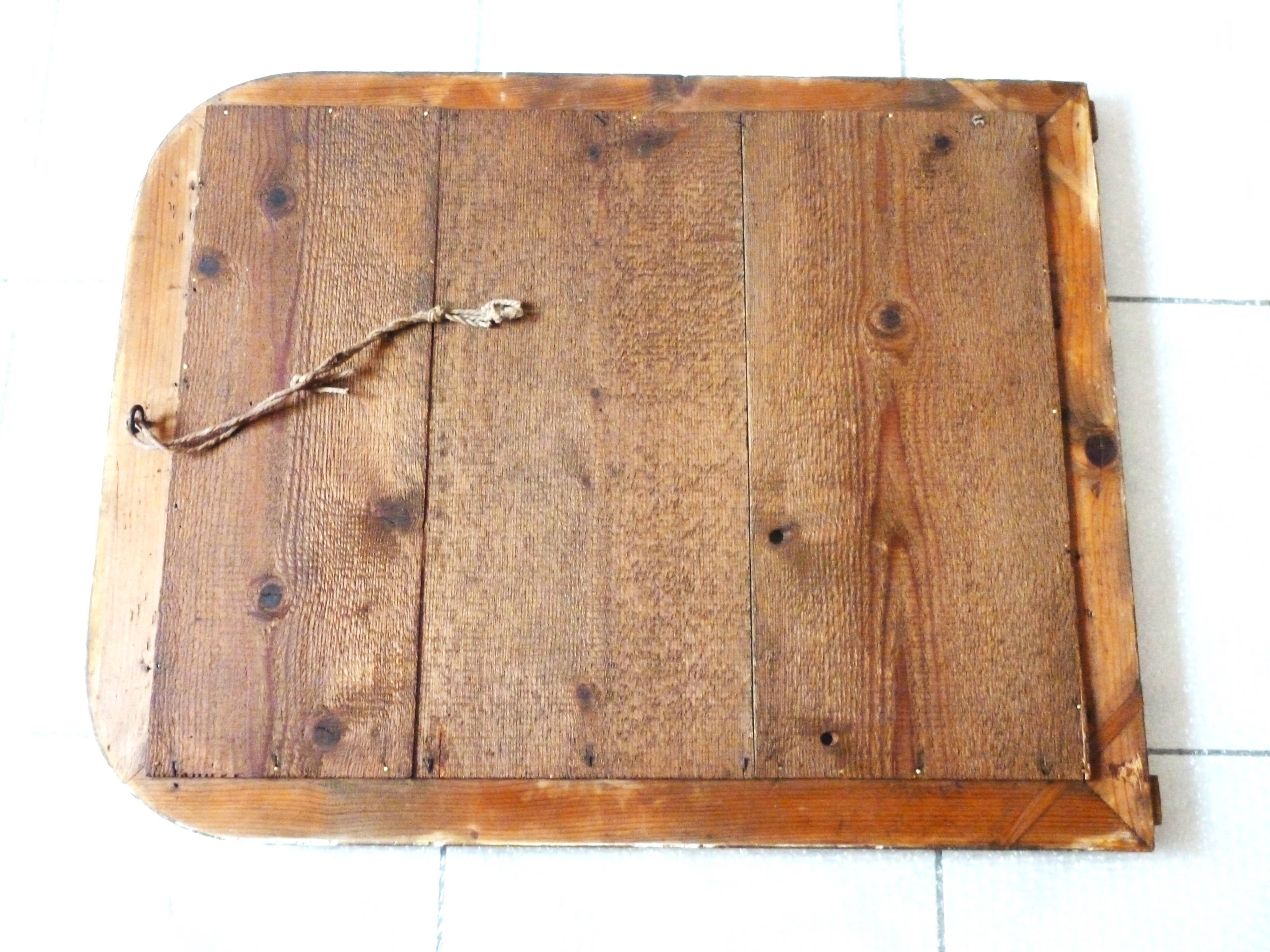 Large Louis-Philippe mercury mirror, antique mirror decoration.