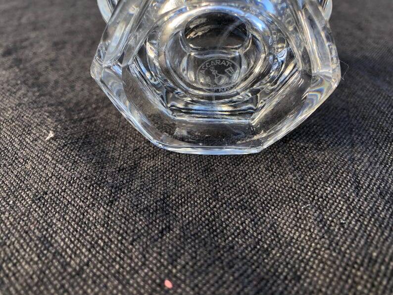 Vintage Baccarat Crystal Mustard/Jam/Honey Jar, Harcourt Missouri Model