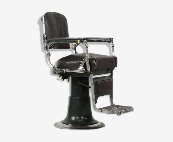 Original vintage industrial scandinavian hairdresser or barber chair from  nike, 1927 | Selency