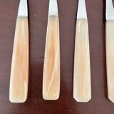 Set of 12 vintage forks and case