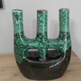 Candle holder from Tamegroute Morocco Marrakech vintage ceramic design