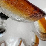 Murano glass flower pendant light from the 70s