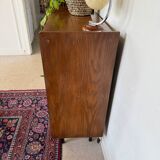 Buffet vaisselier vintage placage chêne