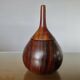 Scandinavian rosewood box, free form, 60s-70s