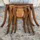 Set of 3 vintage louis xv style nesting tables
