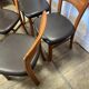 Scandinavian chairs in solid teak from the 1970s.