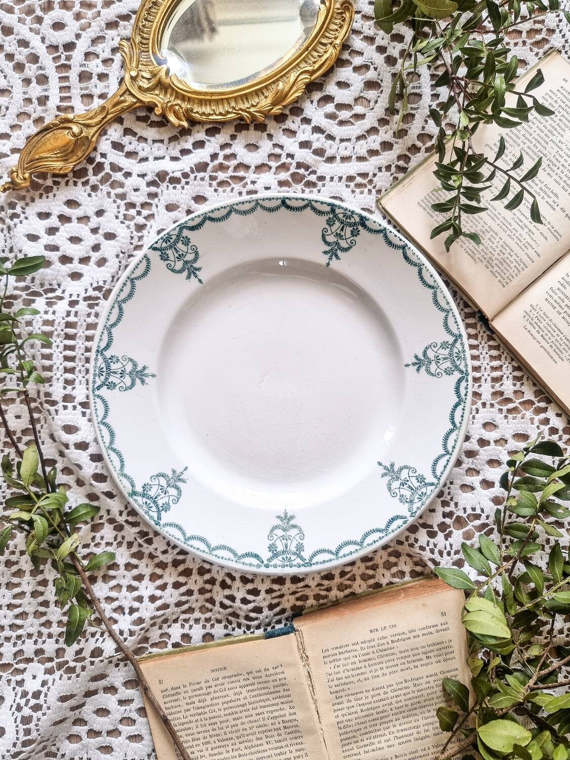 6 semi-deep ironstone plates