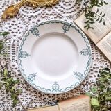 6 assiettes semi-creuse en terre de fer