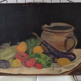 Still life with sandstone pitcher