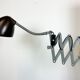 Grey Industrial Scissor Wall Lamp from Elektroinstala, 1960s