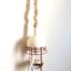 White and red 60s rise and fall suspension