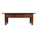 Solid walnut coffee table