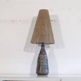 Large stoneware lamp by Jc Courjault for Keraluc