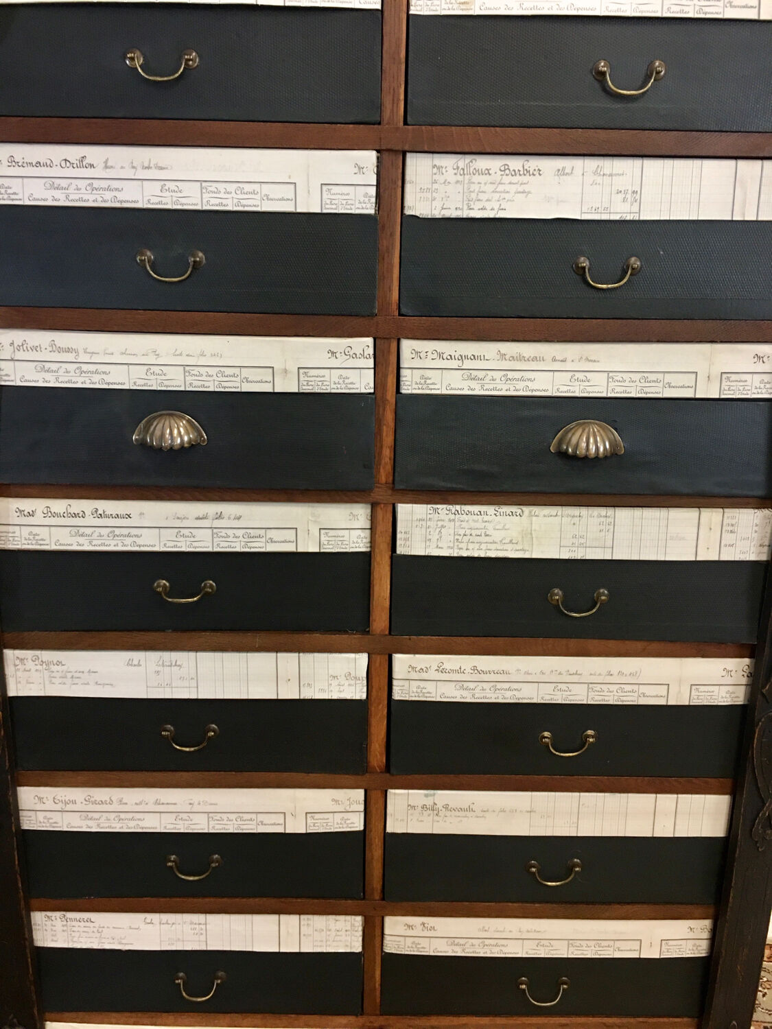 "Cartonnier" furniture from the XIXth