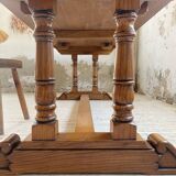 3m oak table from 1950 with its extensions