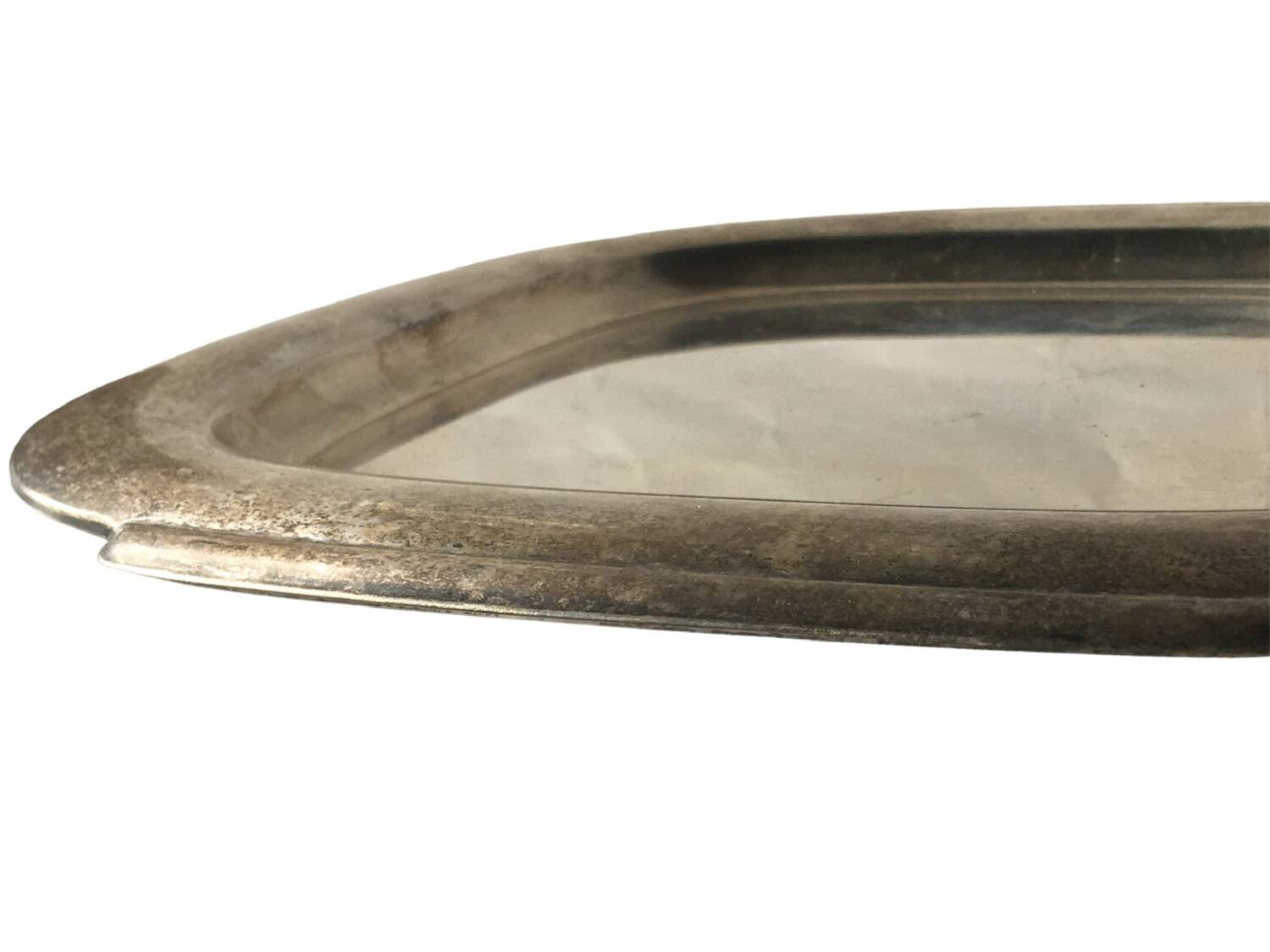 Art Deco silver metal tray