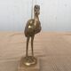 Heron brass statuette