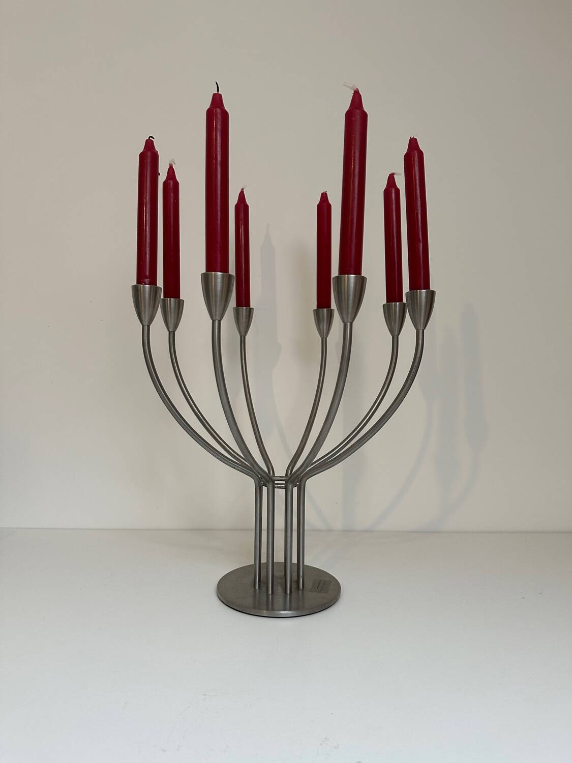 8-branched candlestick, vintage IKEA