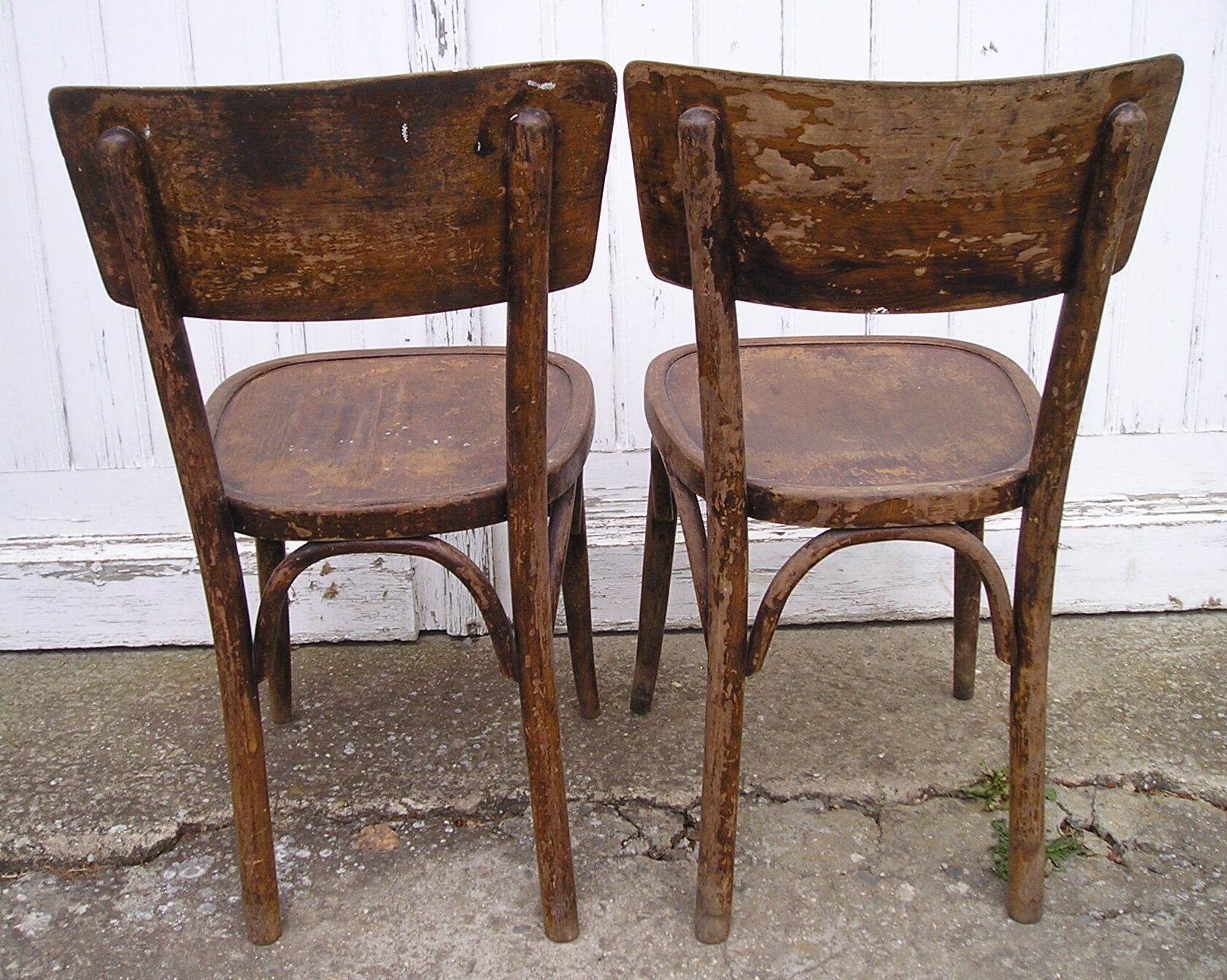 Pair of Mahieu bistro chairs