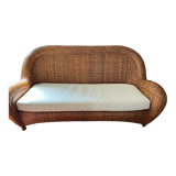 Rattan sofa and armchair