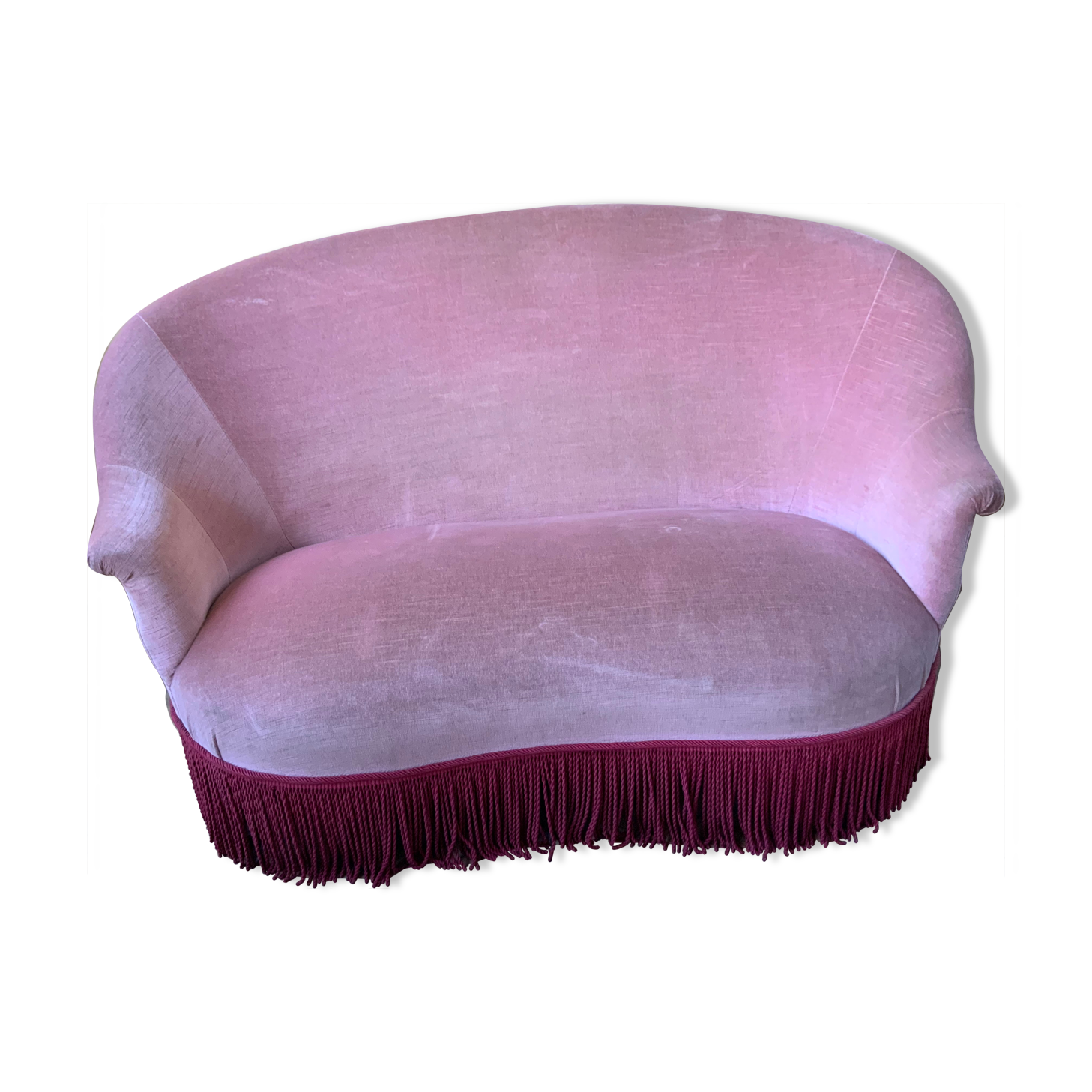 Velvet sofa