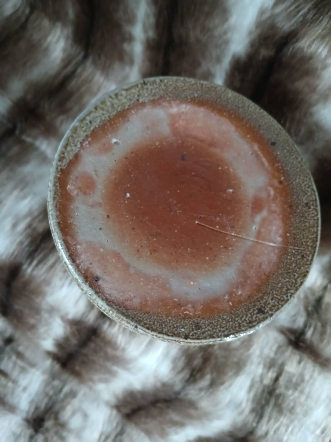 Old glazed stoneware jug