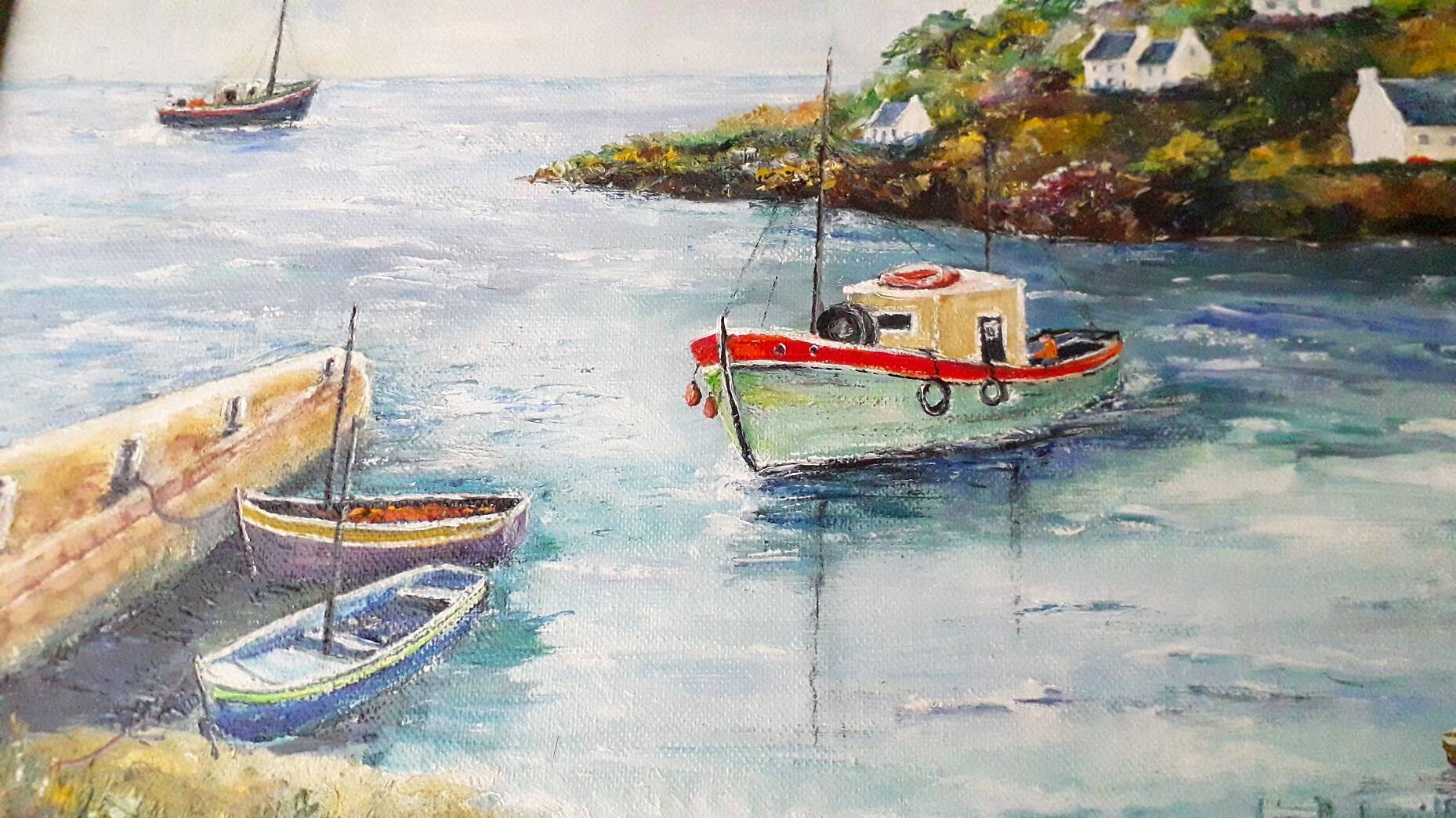 Marine painting painting